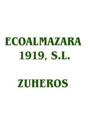 ECOALMAZARA 1919 S.L.