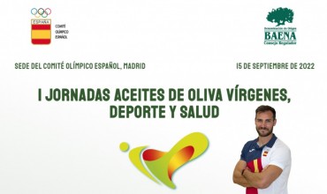 Saúl Craviotto participará en las I Jornadas Aceites de Oliva Vírgenes, Deporte y Salud del COE y Aceite D.O. Baena 